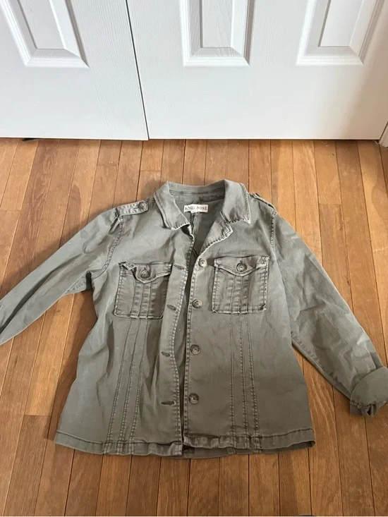 Knox Rose Kids Olive Green Casual Bottoms - Picture 3 of 4